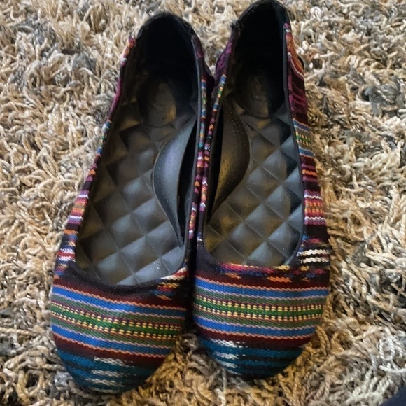 Reef Tropic Multicolored Striped Ballet Flats - Picture 10 of 11